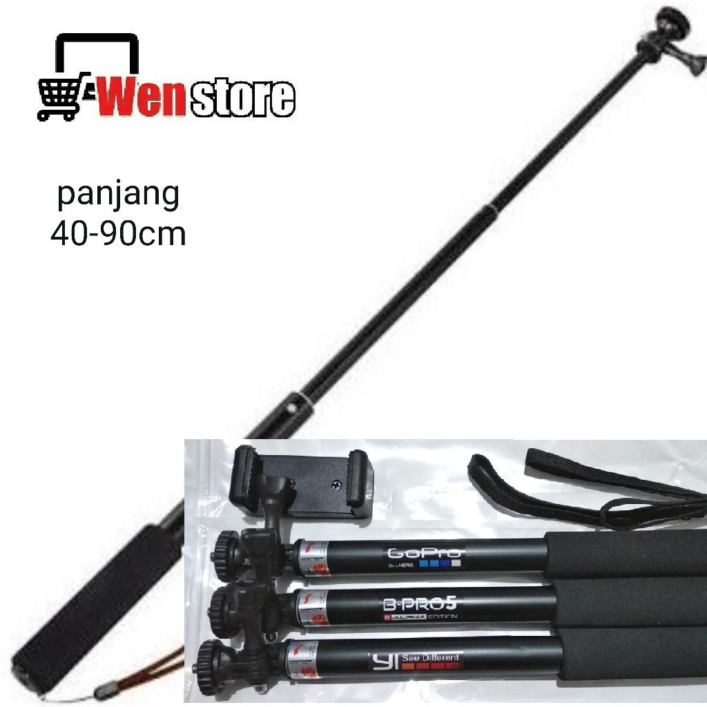 TONGSIS MONOPOD TITANIUM KAMERA GOPRO XIAOMI BPRO SBOX KOGAN SLR MIRRORLESS SMARTPHONE IPHONE