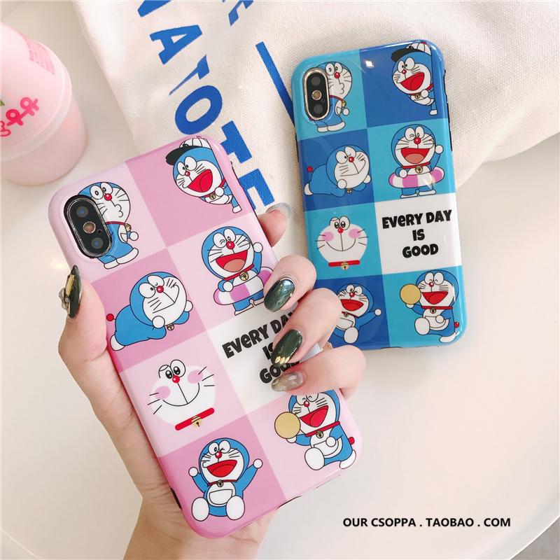 Biru Gemuk Casing HP Jepang dan Korea Selatan Puzel Apple ID Casing Lunak Iphone7plus