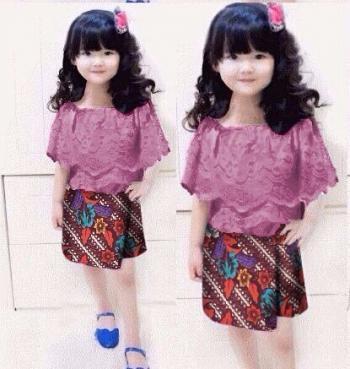 Milea Secret's / ST Luna Kebaya Kids / Stelan Baju Anak
