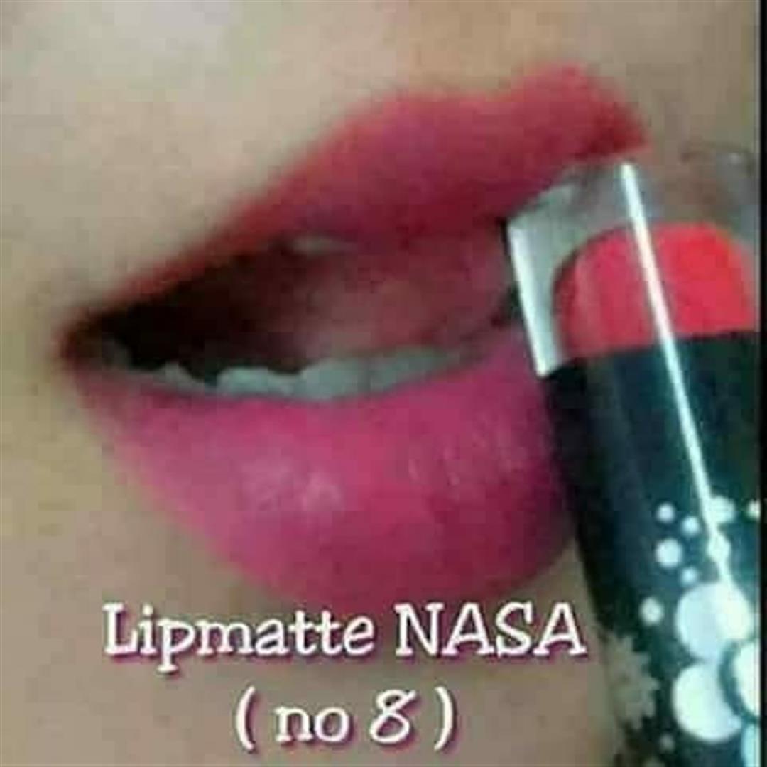 Lipstik LC08PN Moreskin LipCream Pink Menyala Original Nasa Alami Aman