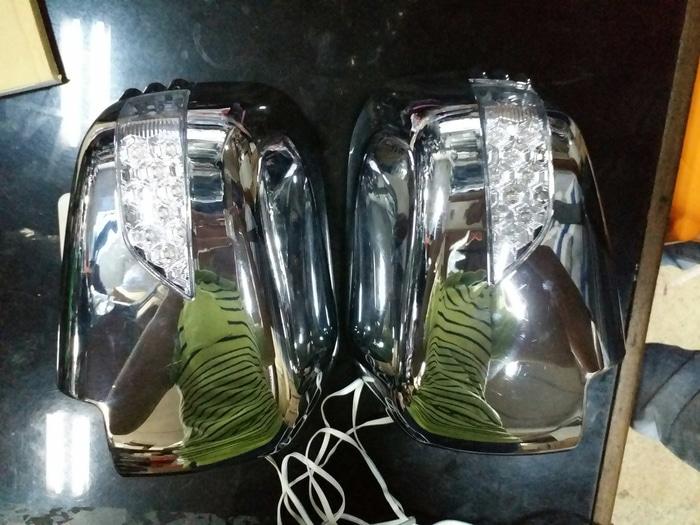 cover spion pajero sport + lampu