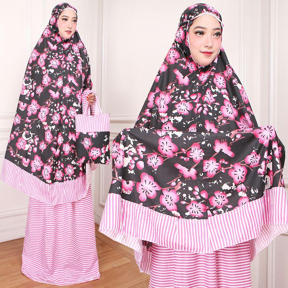 MUKENA KATUN JEPANG PLUS TAS VARIASI WARNA