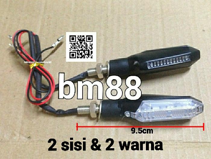 Lampu Sein / Sen Led Variasi Motor - 2 Sisi 2 Warna