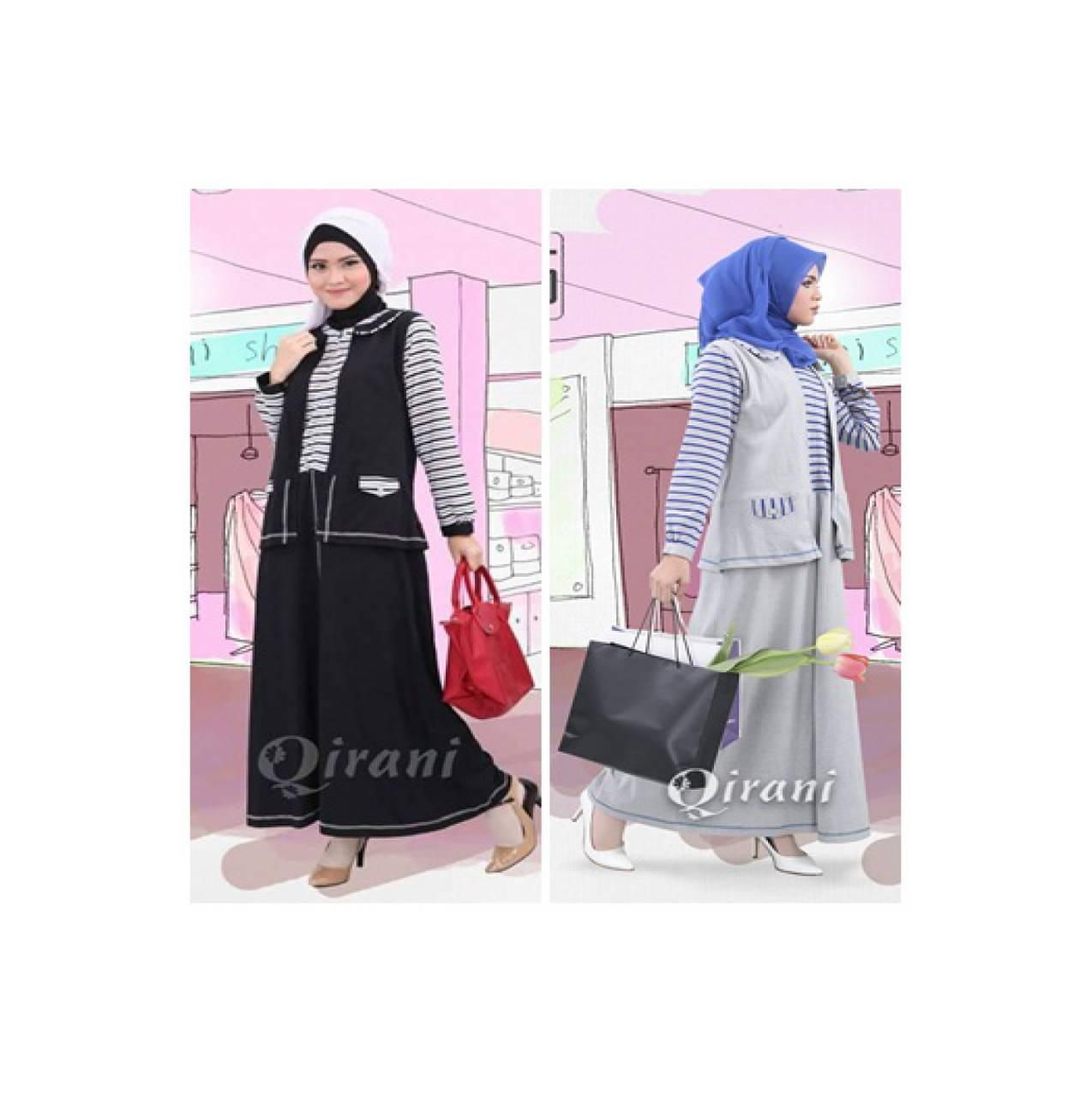 Qirani Qdf Fresh 25 - Gamis Catton Combet - Jual Baju Muslim Original