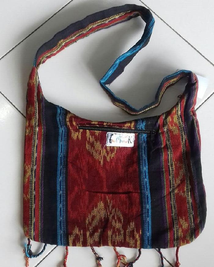 Tas Slempang Etnich Khas Lombok Not Toraja Kalimantan Dayak Papua Ntt