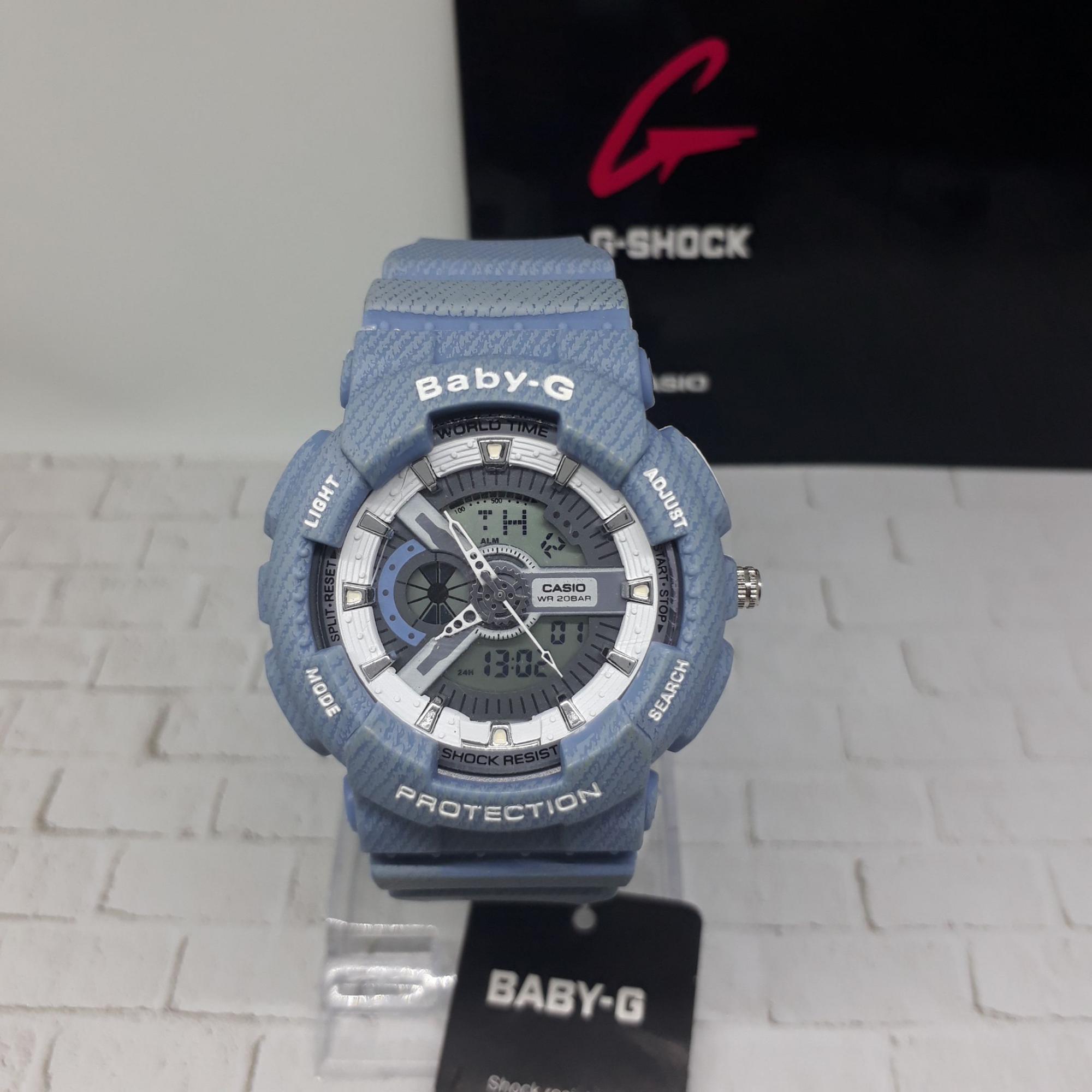 JAM TANGAN WANITA BABY - G BGA-110 JEANS DENIM SERIES