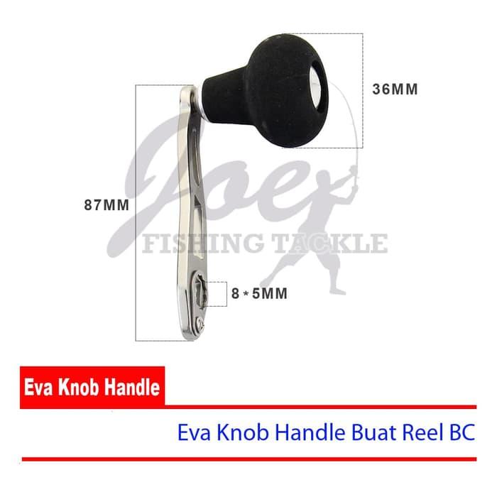 Obral Murah Handle Complete Knob Eva 36mm - Reel Pancing Bait Casting 2 Bearing Harga Grosir