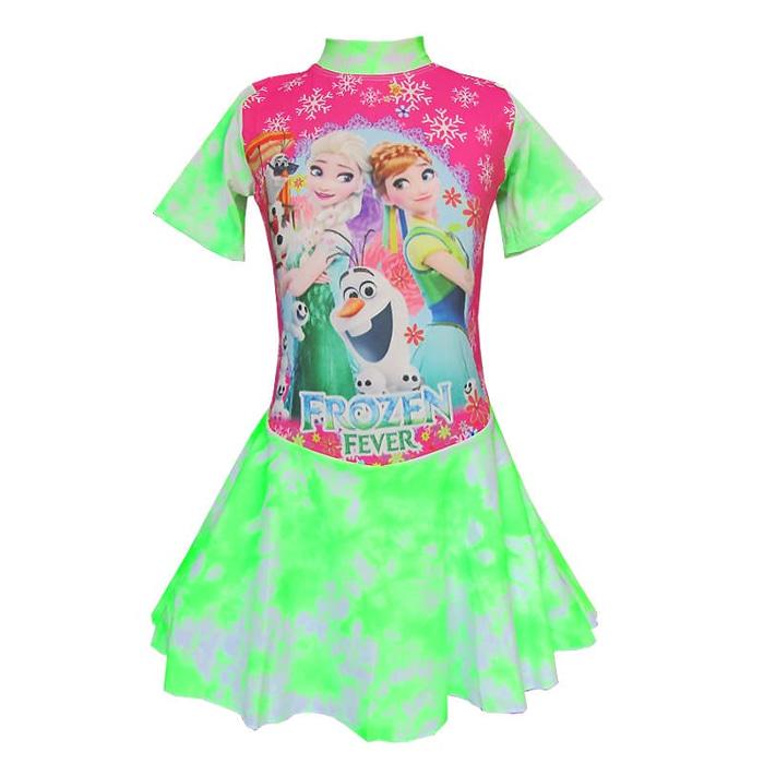 Baju Renang Anak Perempuan Karakter Frozen 5-10 Tahun