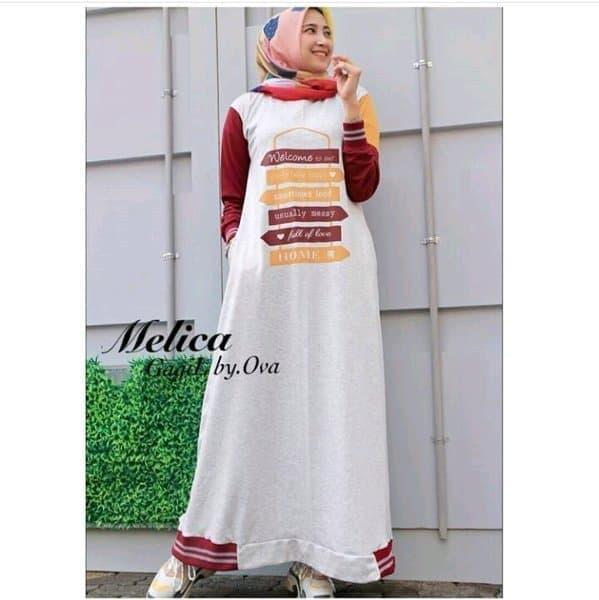 TOF GAMIS TERLARIS Gamis Wanita TERBARU Gamis Syari Dress Wanita Muslim Murah MELIKA DRESS