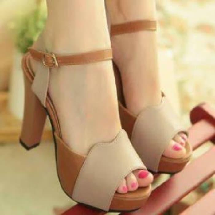 PROMO!!! High Heels Murah / Sandal / High Heels Murah Extra Cream - q60EuG