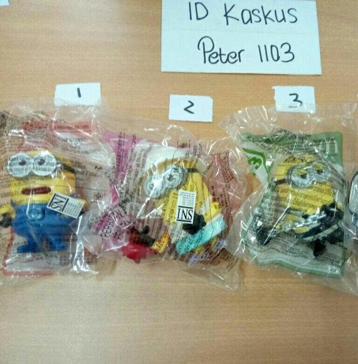 BEST SELLER!!! Antics antic Crab bite Playful Happy meals mcdonalds Minion mcdonald - KF87qc