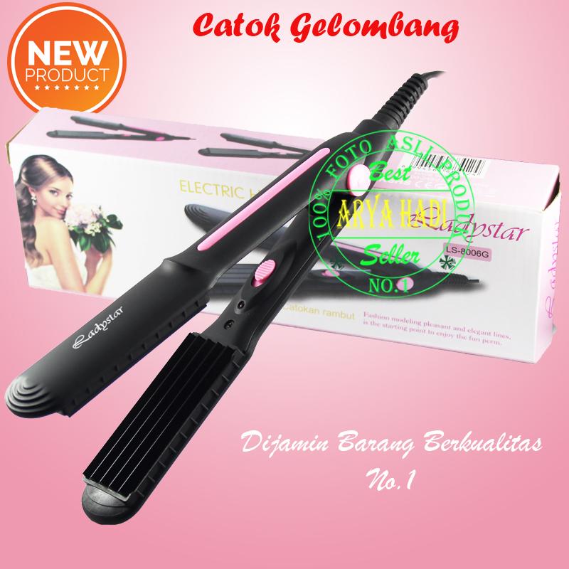 Catokan Keriting Ladystar LS-8006 Gerigi / Catok Plat Genteng Kualitas Terbaik