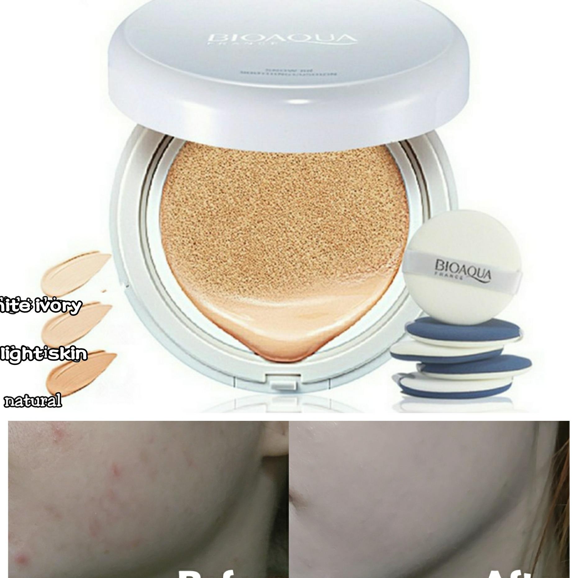 Bioaqua BB Glow / Bedak BB Bioaqua Whitening SPF50++ Krim BB Cushion Dengan Tabir Surya Menyejukan Kulit