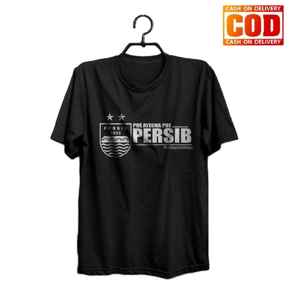 Kaos Premium KaosAjalah KAP / Baju Distro / Tshirt Casual Pria Wanita / Fashion Atasan / Persib Day Persib Bandung / PERSIBDAY 01 READY FBL