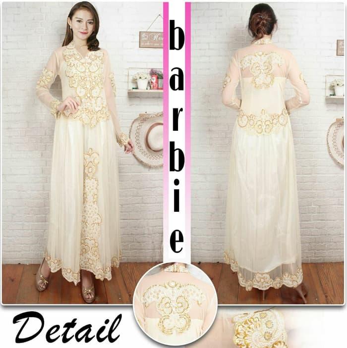 Kebaya Modern - Gaun Kebaya - Gaun Nikah - Gaun Pengantin - Gaun Pesta - Cream