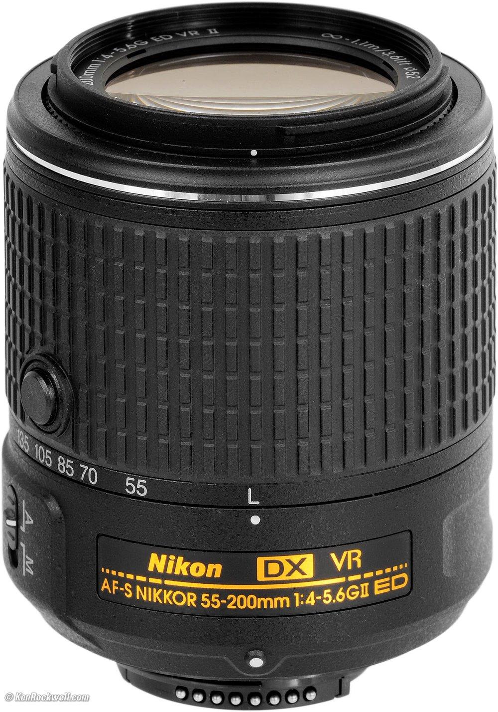 LENSA NIKON DX VR ZOOM AF-S 55-200mm F4.0-5.6 G ED / LENSA NIKON