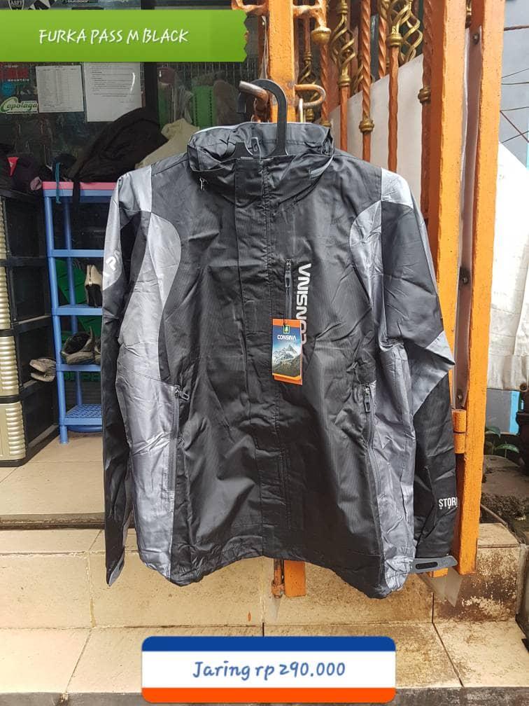 jaket consina furka pass M black bukan rei eiger makalu tnf jws murah
