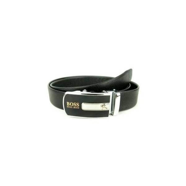 IKAT PINGGANG PRIA IMPORT MODEL REL OTOMATIS HUGO BOSS 11435 HITAM