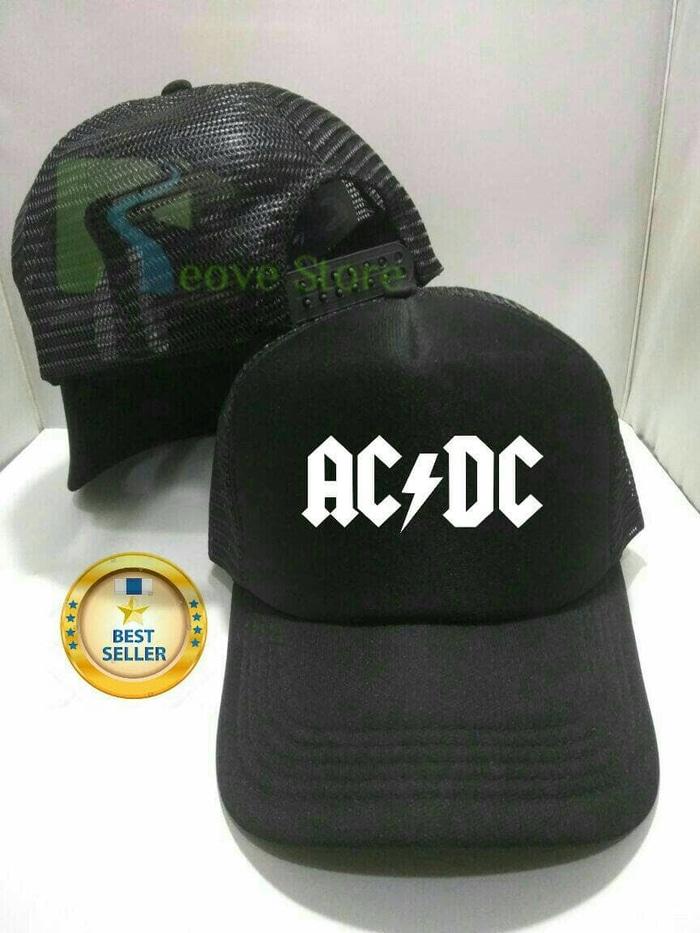 Hemat 10%!! Topi Trucker Ac Dc - Reove Store - ready stock