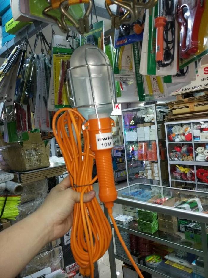 ORIGINAL - LAMPU KERJA EWIG 10 METER / LAMPU KERJA PROYEK 10 METER