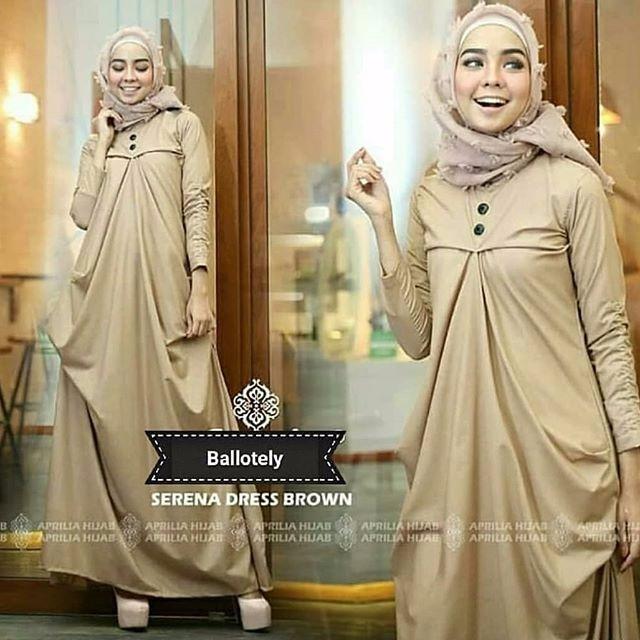 Baju Wanita Baju Gamis Baju Muslim Serena Dress