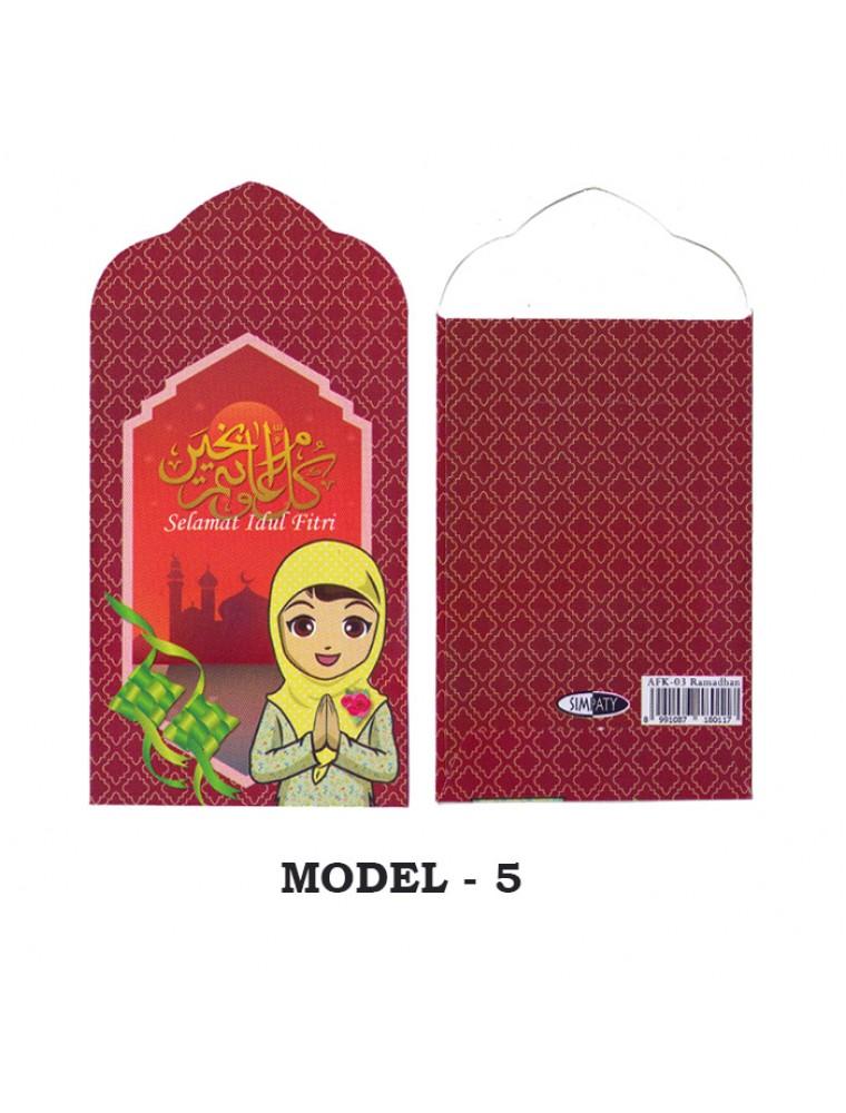 Amplop/ Angpao Lebaran Idul Fitri Ramadhan Isi 8 Pc (Small) 5 Motif