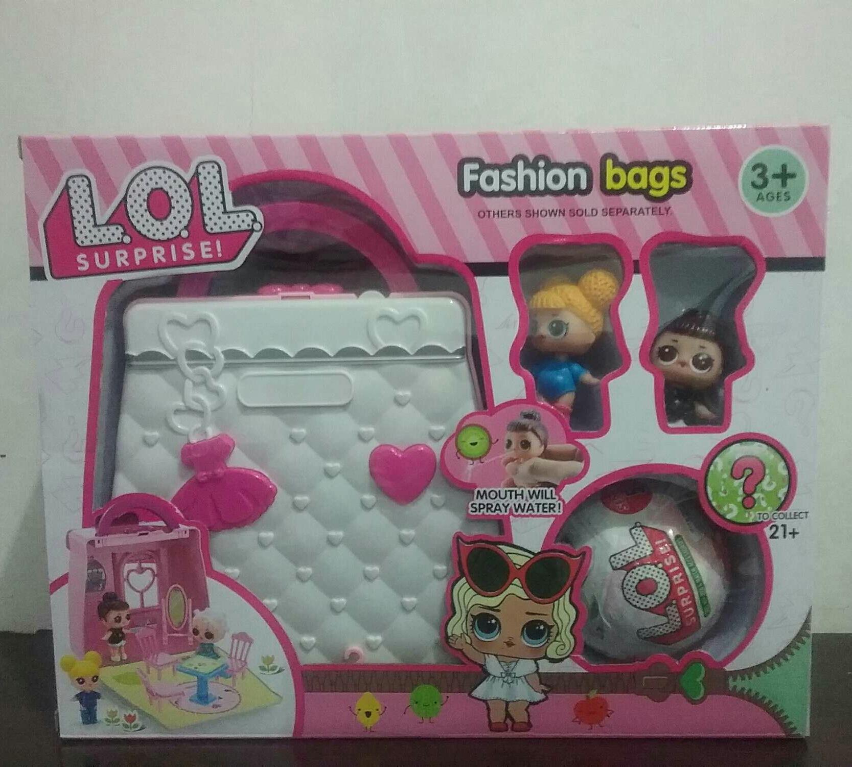 MAINAN ANAK EDUKASI FASHION HAND BAG TAS LOL SURPRISE SET