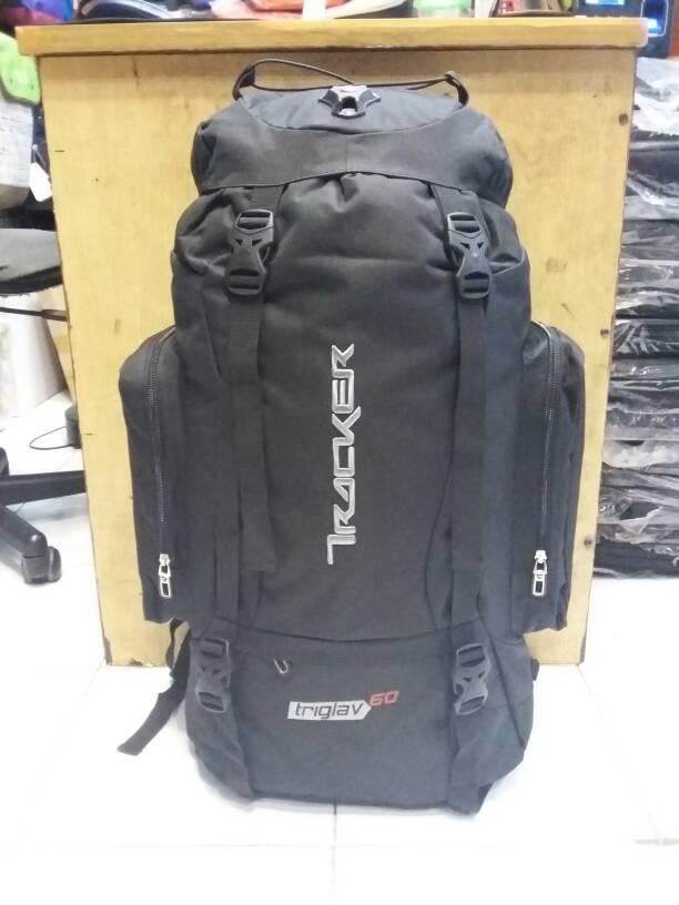 Tas ransel carrier gunung TRACKER T9176 . 60L plat besi rain cover