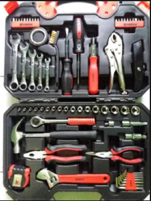 Krisbow Hand Tool Set / Perkakas Mekanik Tool Kit 66pcs