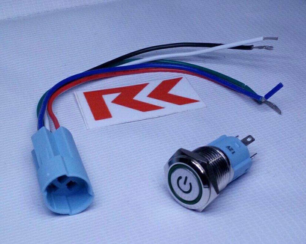 SAKLAR / SWITCH / TOMBOL ON OFF OUTDOOR MENYALA di lapak RK MOTOR CILEDUG ekranoplane