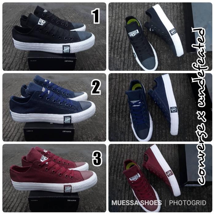 Promo Terbatas!! Promo! Sepatu Sneakers Pria Converse X Undefeated Allstar Ct 2 Classis - ready stock