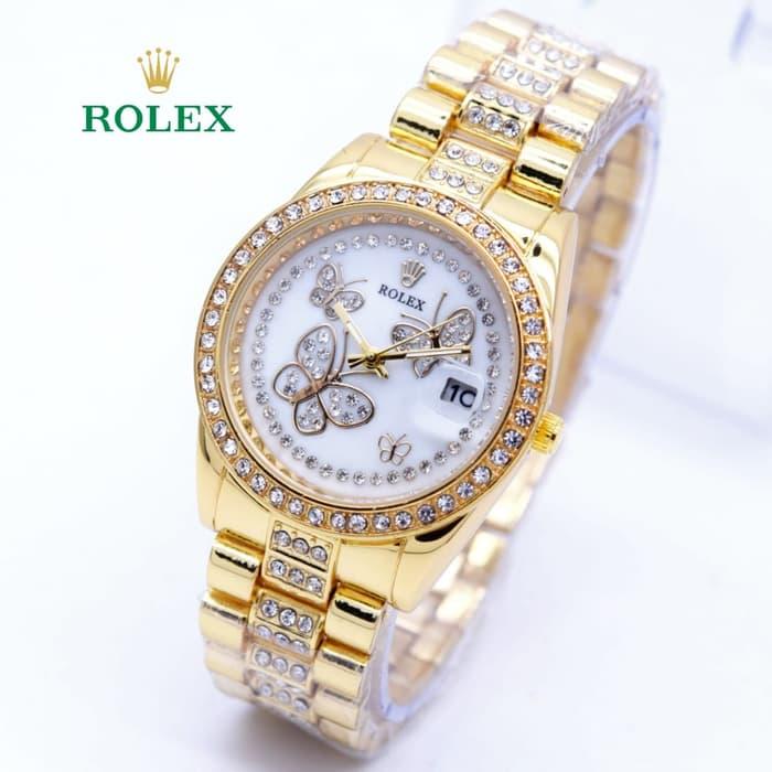 HOT PROMO Jam Tangan Wanita Rolex Kupu Kupu Super Mewah ( Aigner Bonia Casio ) /SALE