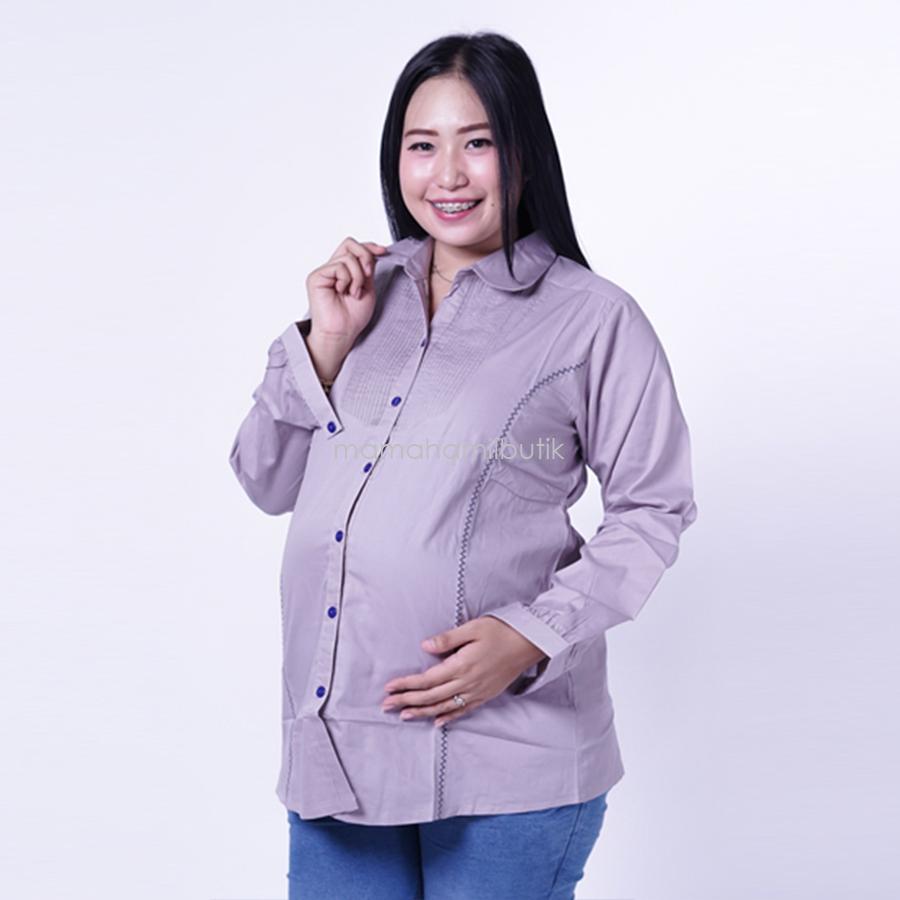 Ning Ayu Atasan Hamil Siska Blouse modis cantik best seller - BLJ 430 / Baju Hamil untuk kerja Lengan Panjang / Baju Hamil Seksi / Baju Hamil Gamis / Baju Menyusui Modis / Baju menyusui Murah / Baju Menyusui Terbaru / Baju Menyusui Keren