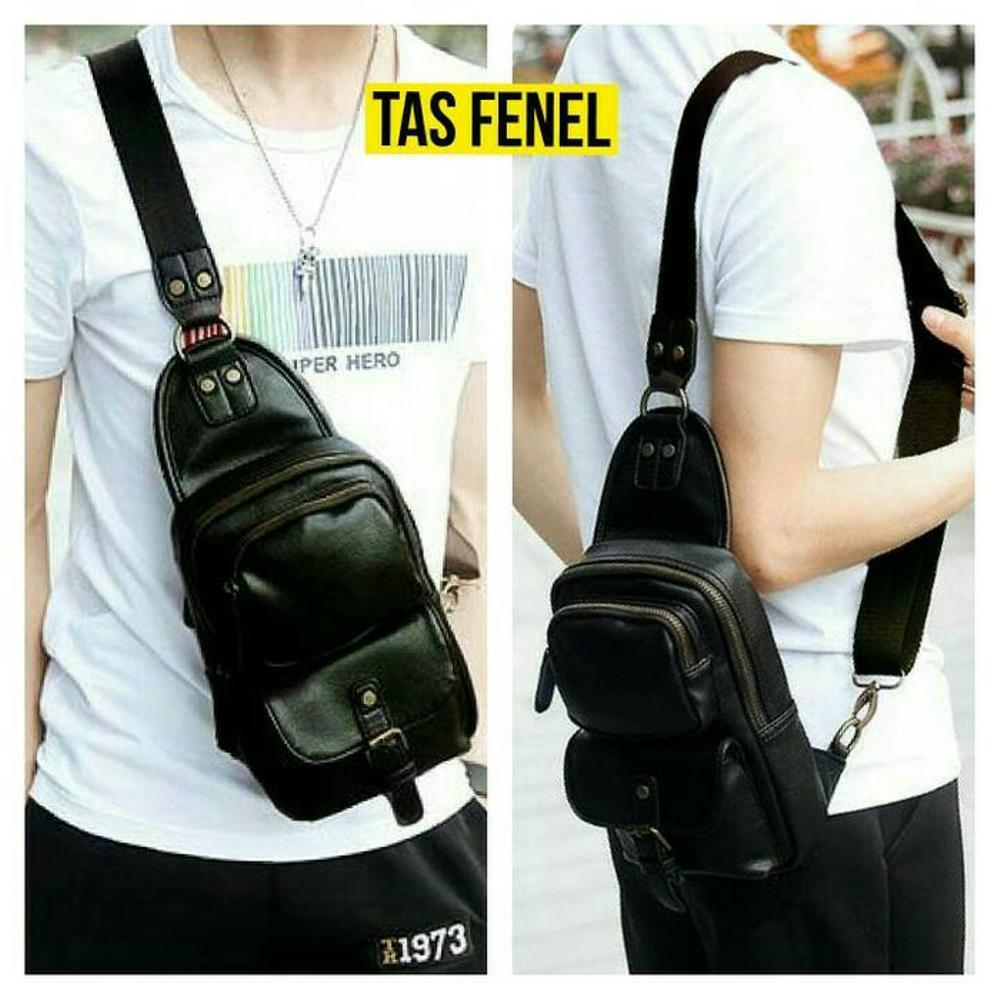 tas selempang pria - tas sling bag import - tas kulit murah - tas kekinian - tas import - tas hp gadget - ipad tablet komik - branded batam di lapak pelangi_bag bagusia08
