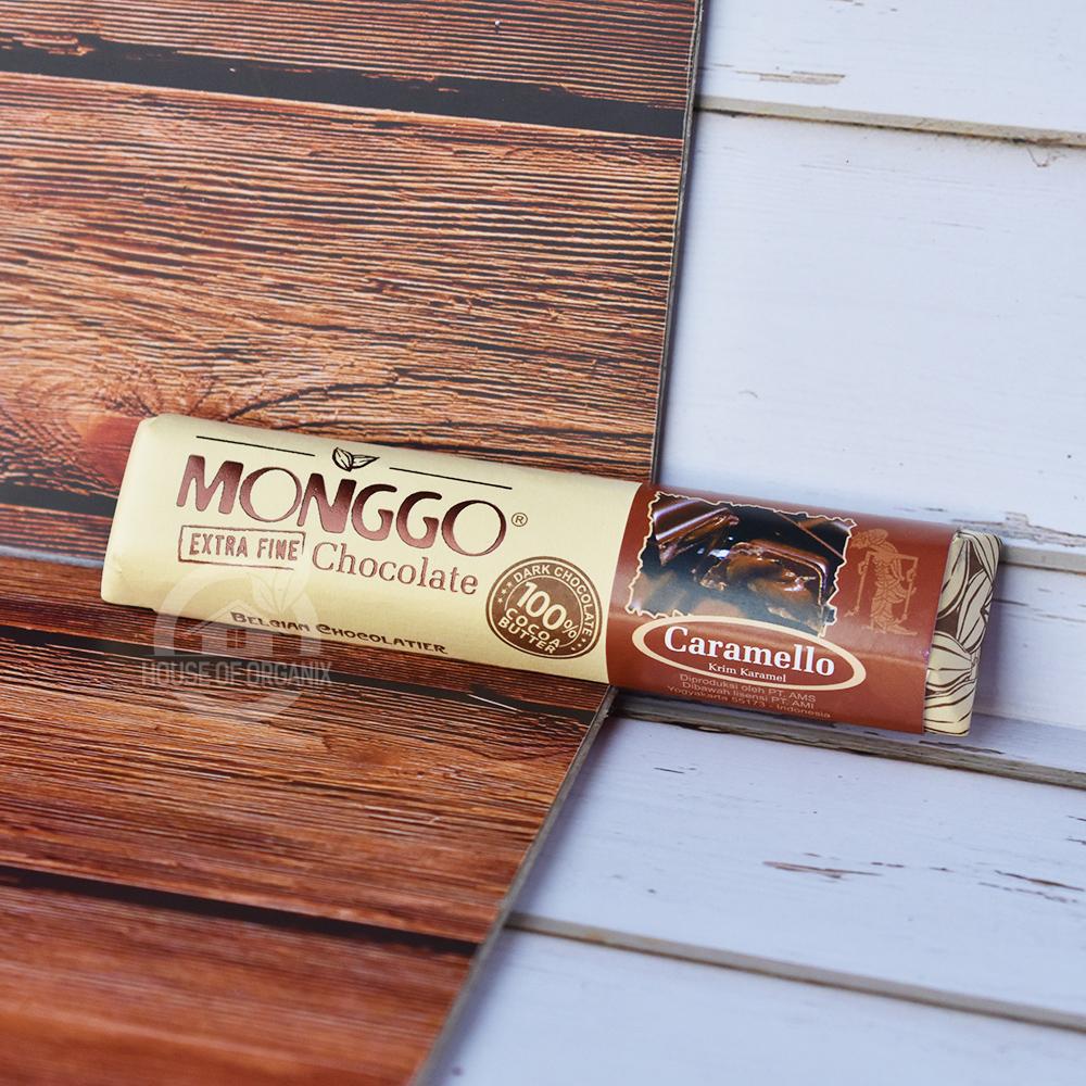 Monggo Dark Chocolate 58 % Caramello 40 Gr
