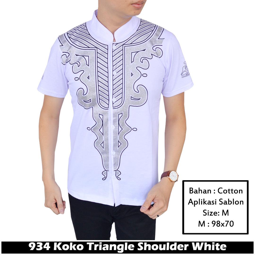 IFH 934 Baju Koko Pria Putih Anak Muda Modern Terbaru
