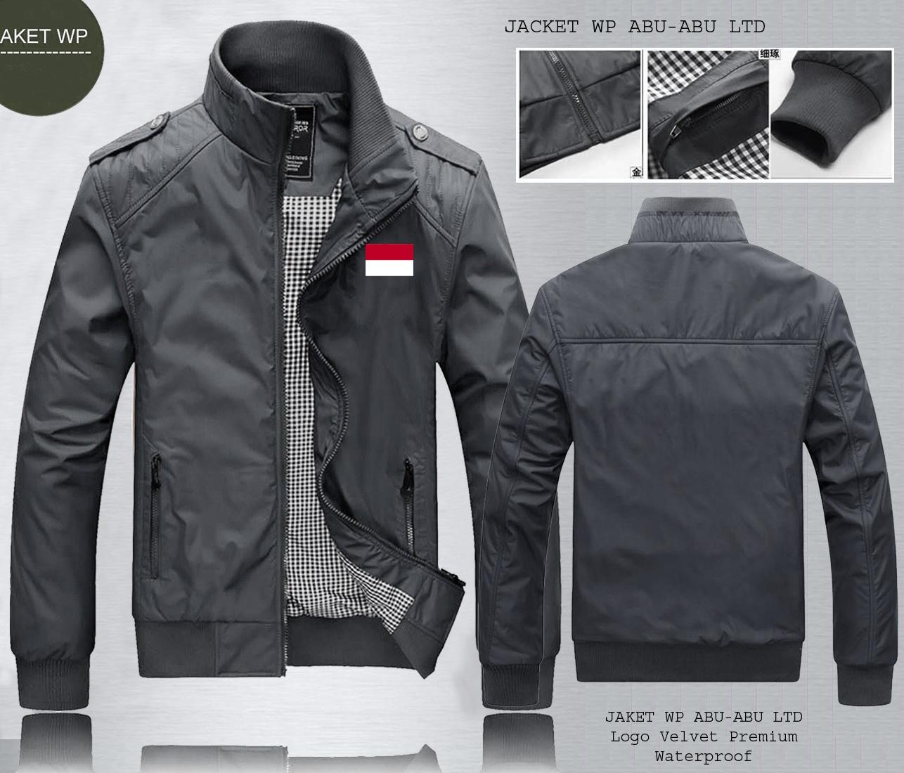 Jaket Casual Wp Brown Logo Bendera Indonesia. Jaket Bola Pria Wanita Diskon Murah Distro. Jaket Gunung Motor Tersedia All Club