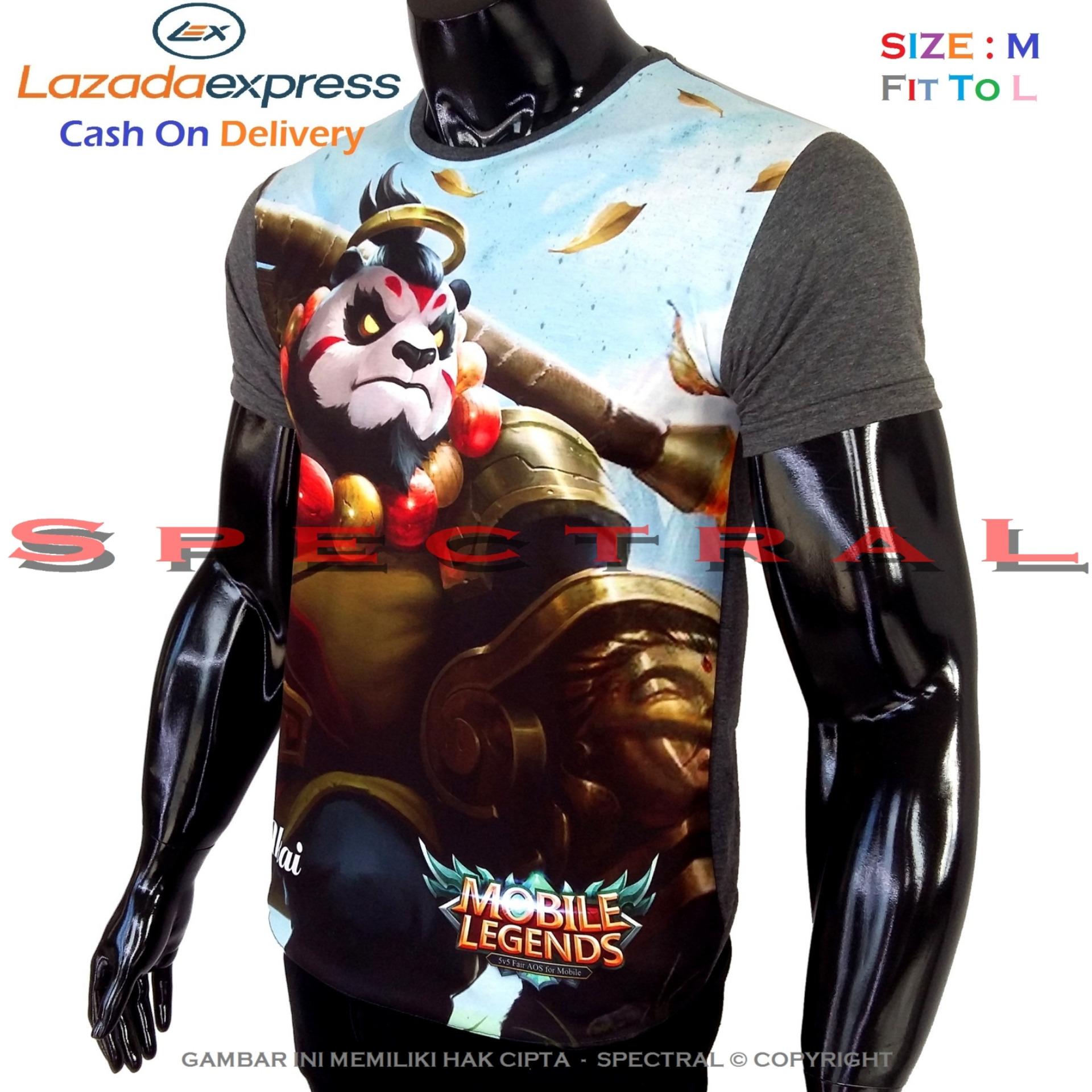 Spectral – 3D Mobile Legend Kualitas HD Printing Size M Fit To L Soft Rayon Viscose Kaos Distro Fashion T-Shirt Atasan Baju Pakaian Polos Pria Wanita Cewe Cowo Lengan Murah Bagus Keren Jaman Kekinian Jakarta Bandung Gambar Game Mobilelegend Legends