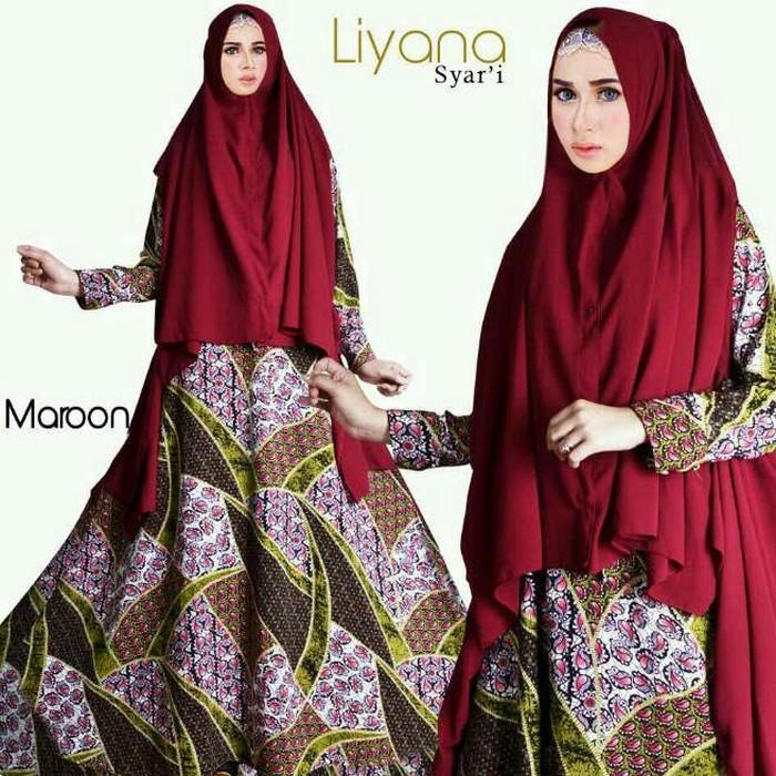 Tanah Abang Fashion terbaru termurah dan terlaris Gamis Muslim Liyana Aer