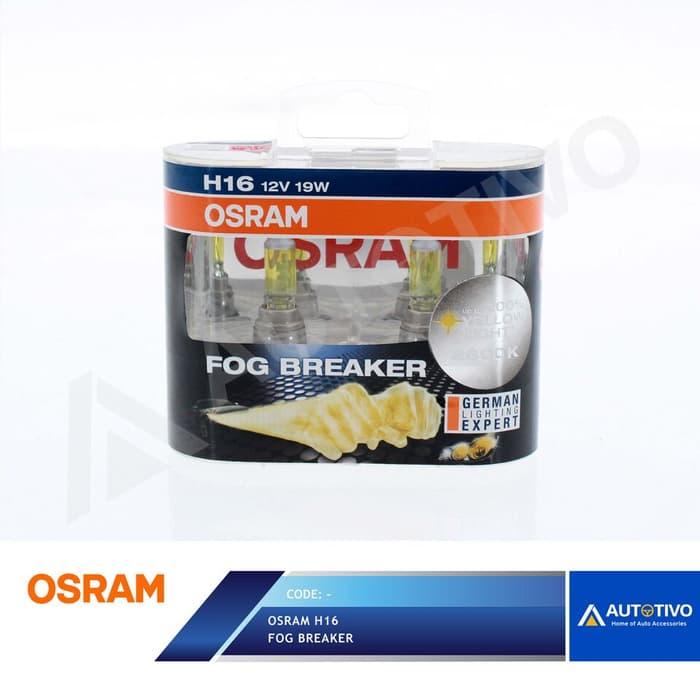 Lampu Mobil Bohlam Osram Fogbreaker H16 Halogen 12 Volt 55 Watt