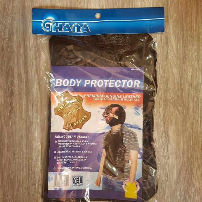 BEST SELLER!!! Ghana Body Protector - Rompi Motor Pelindung Dada Kulit - fyUfKR