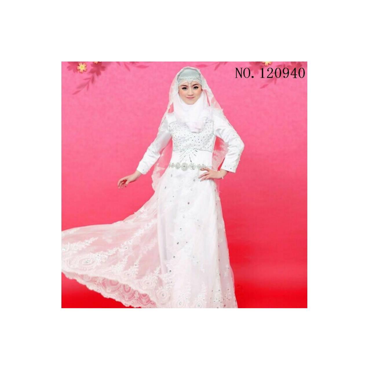 Gaun Pengantin Baju Pengantin Muslim Wedding Dress 2017 CB-GT120940