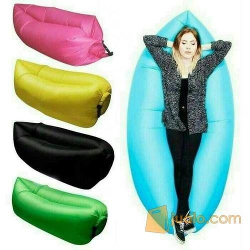 Kursi Angin Air Sofa Lazy Bag Bed Camping(warna RANDOM)