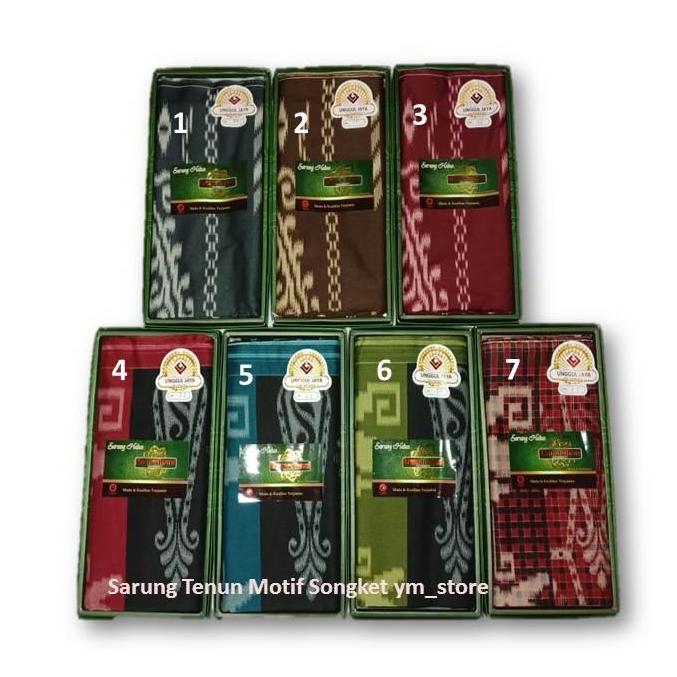 Sarung Tenun/ Sarung Samarinda/ Sarung Ramadhani Motif Songket Best Seller ym_store - Murah