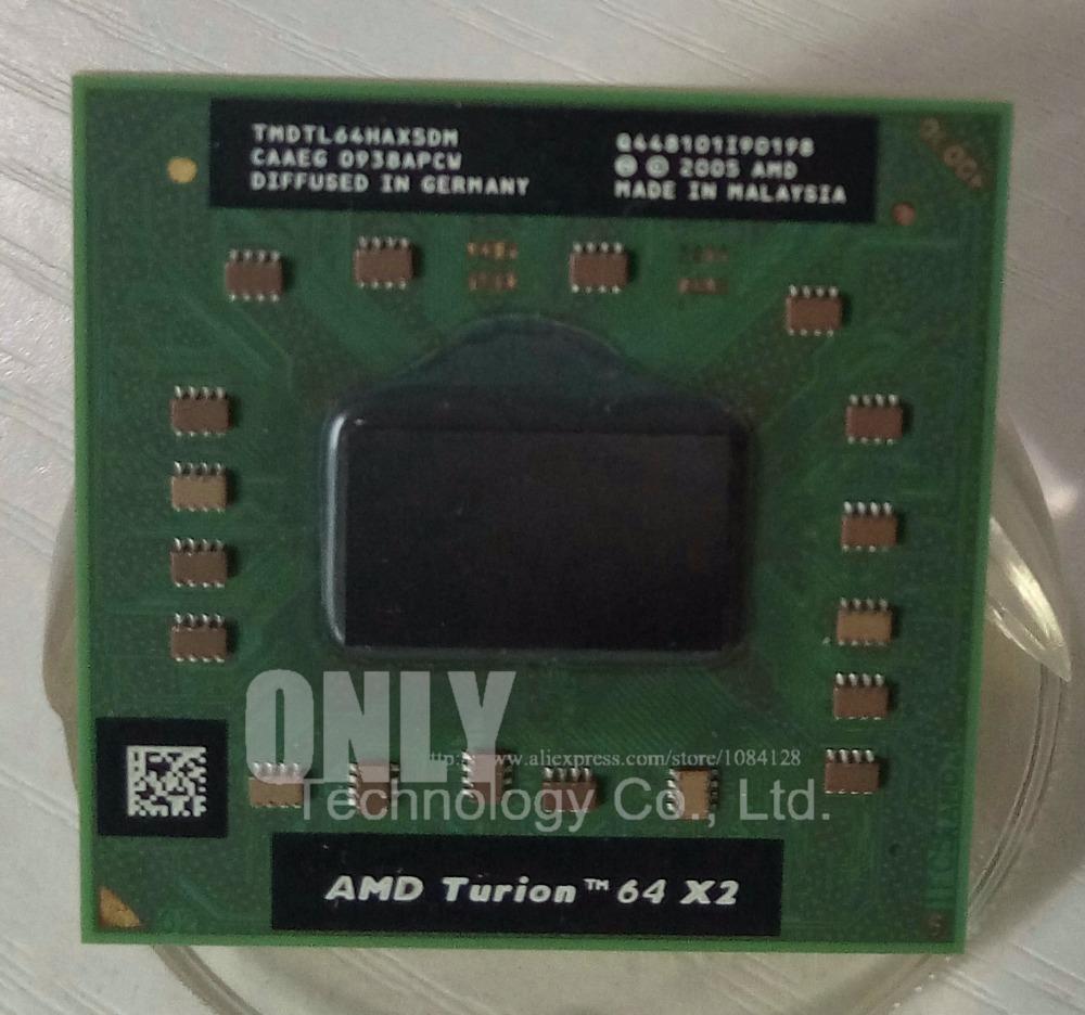 AMD Turion 64X2 Ponsel TL-64-TMDTL64HAX5DM 2.2 GHz/Socket S1/Dual-Core Laptop Prosesor TL64 TL 64 CPU