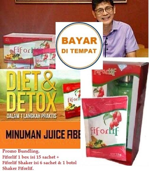 Fiforlif & Fiforlif Shaker Asli Pelangsing Perut Herbal Alami Libas Perut Buncit Surabaya