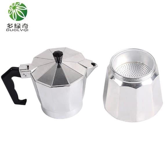 CP0300AL - 300ml Teko Kopi Alumunium / Moka Pot Aluminium 300ml