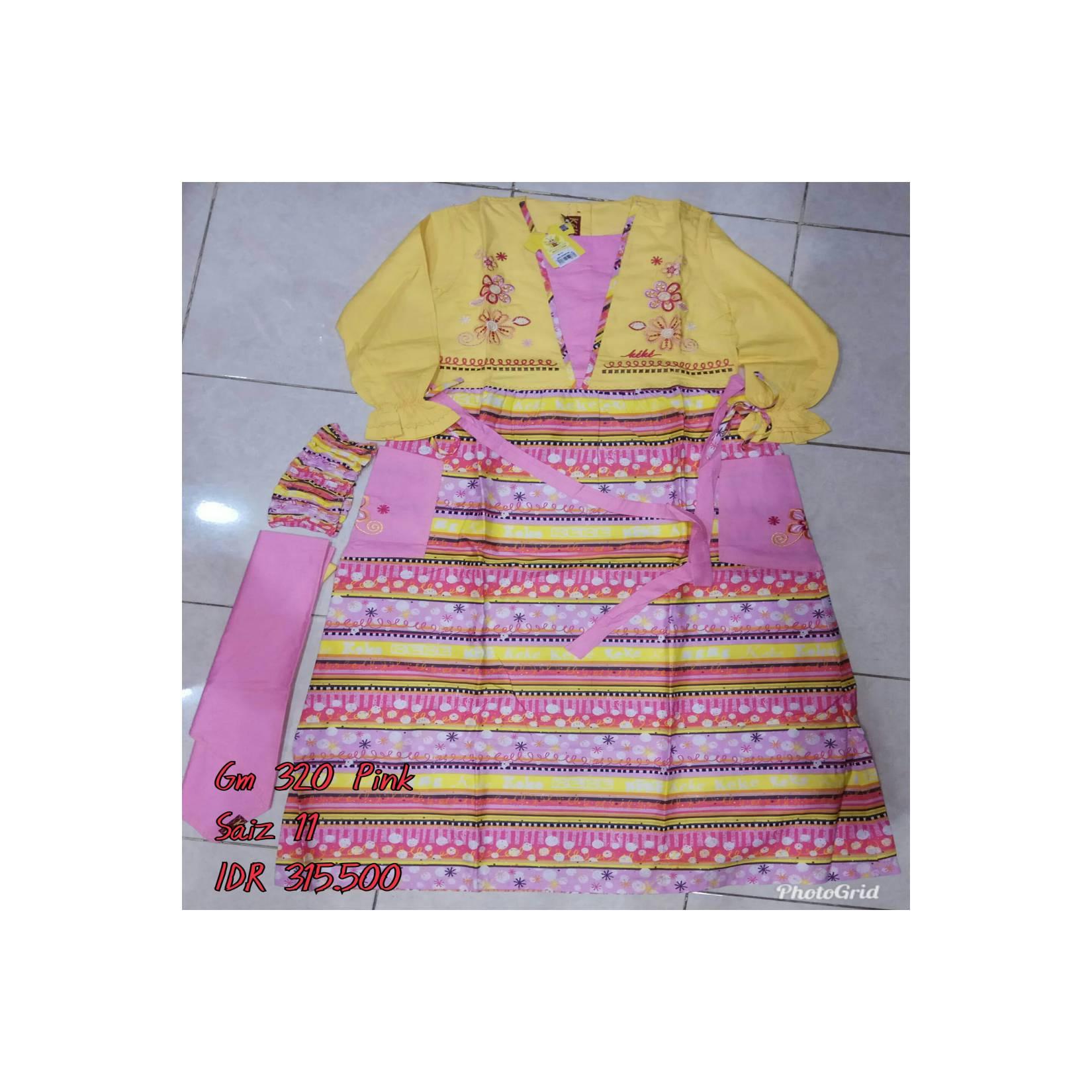 Keke Baju Anak Muslim GM 320 Pink No 11 Diskon / Sale / Obral 25%