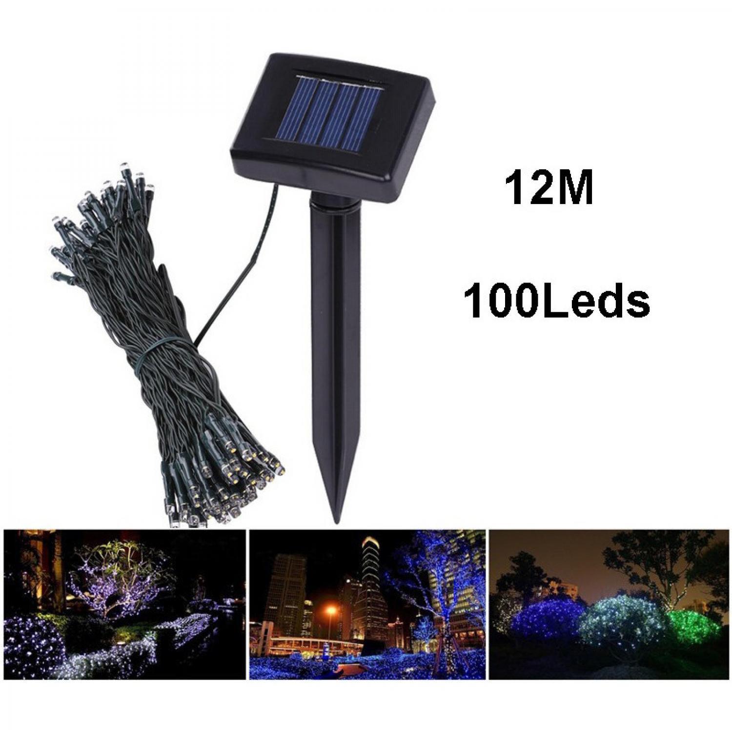 Solar Powered Garden Decoration Light 100 LED / Lampu Hias Taman Tenaga Matahari