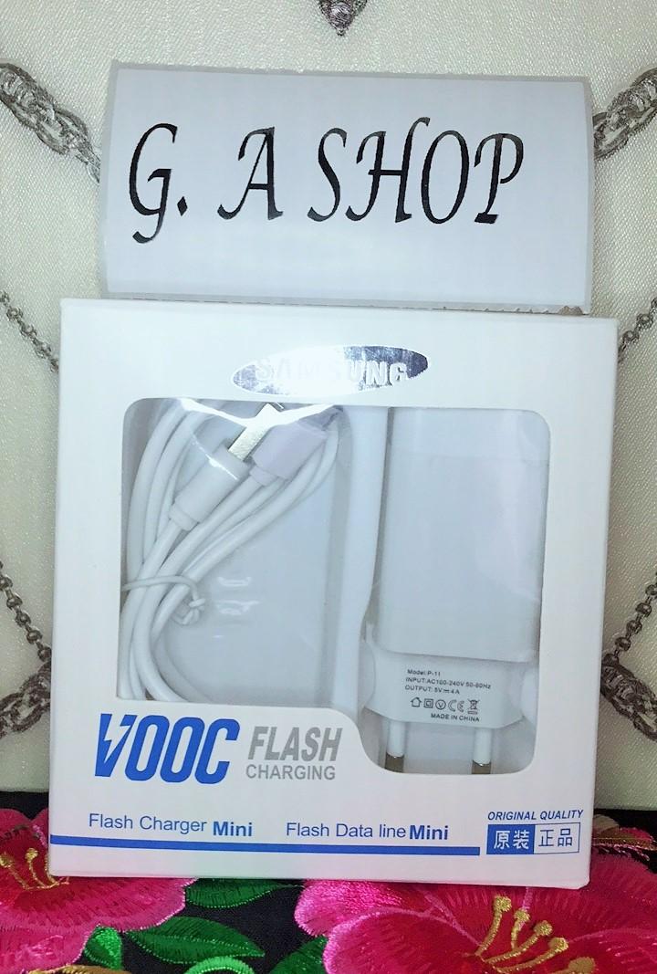 Charger Samsung VOOC FAST CHARGING Adaptor 4 Ampere 2 Port ORI 99%